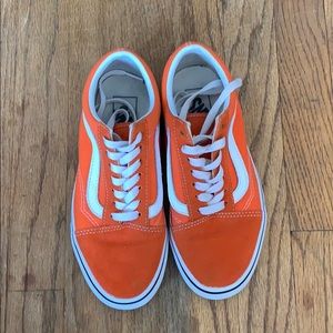 Orange Old Skool Vans
